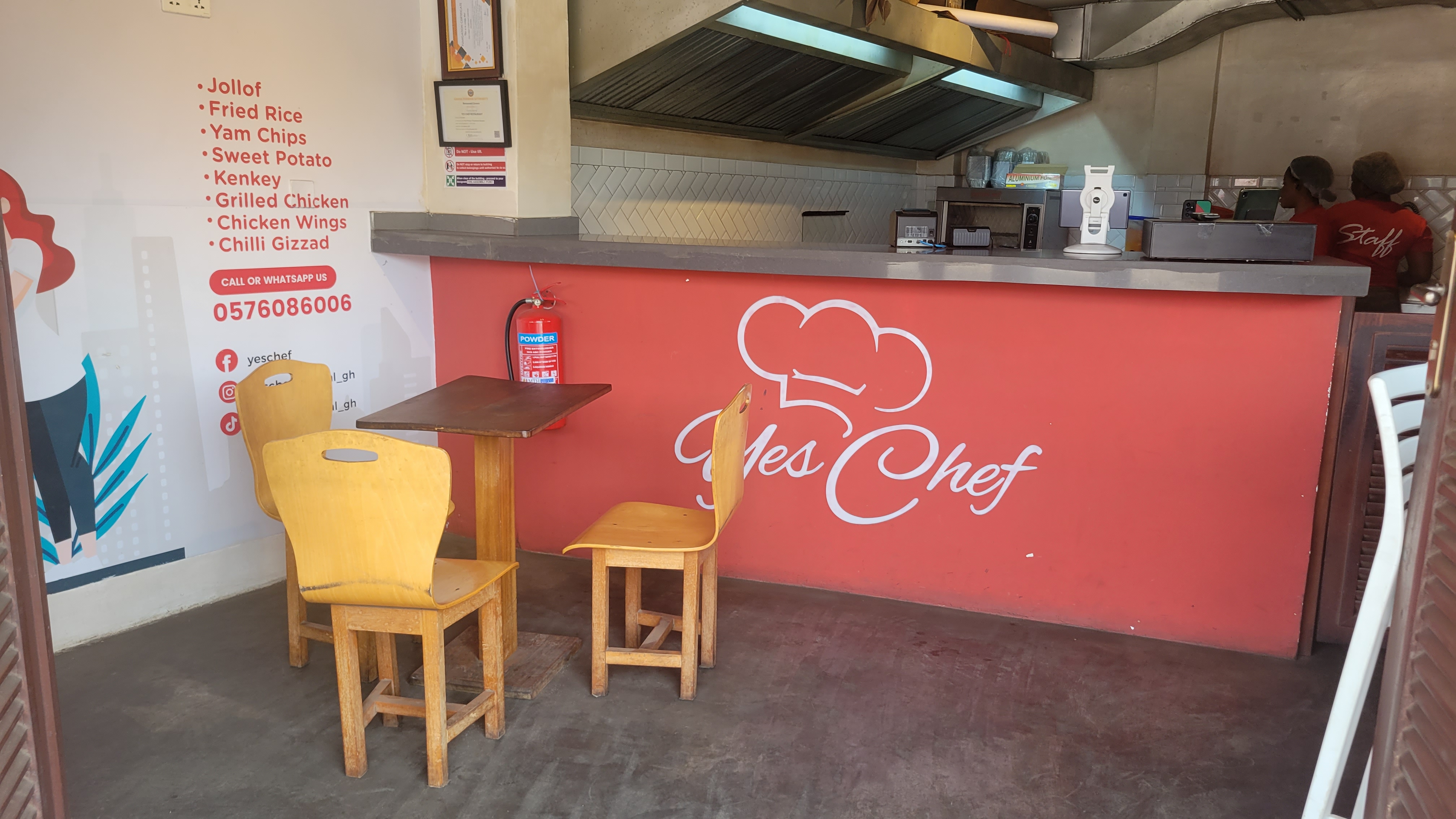 YesChef Restaurant Interior